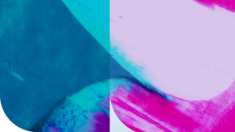 flödande mönster i färgerna blått, turkos, rosa, ljuslila, mörklila