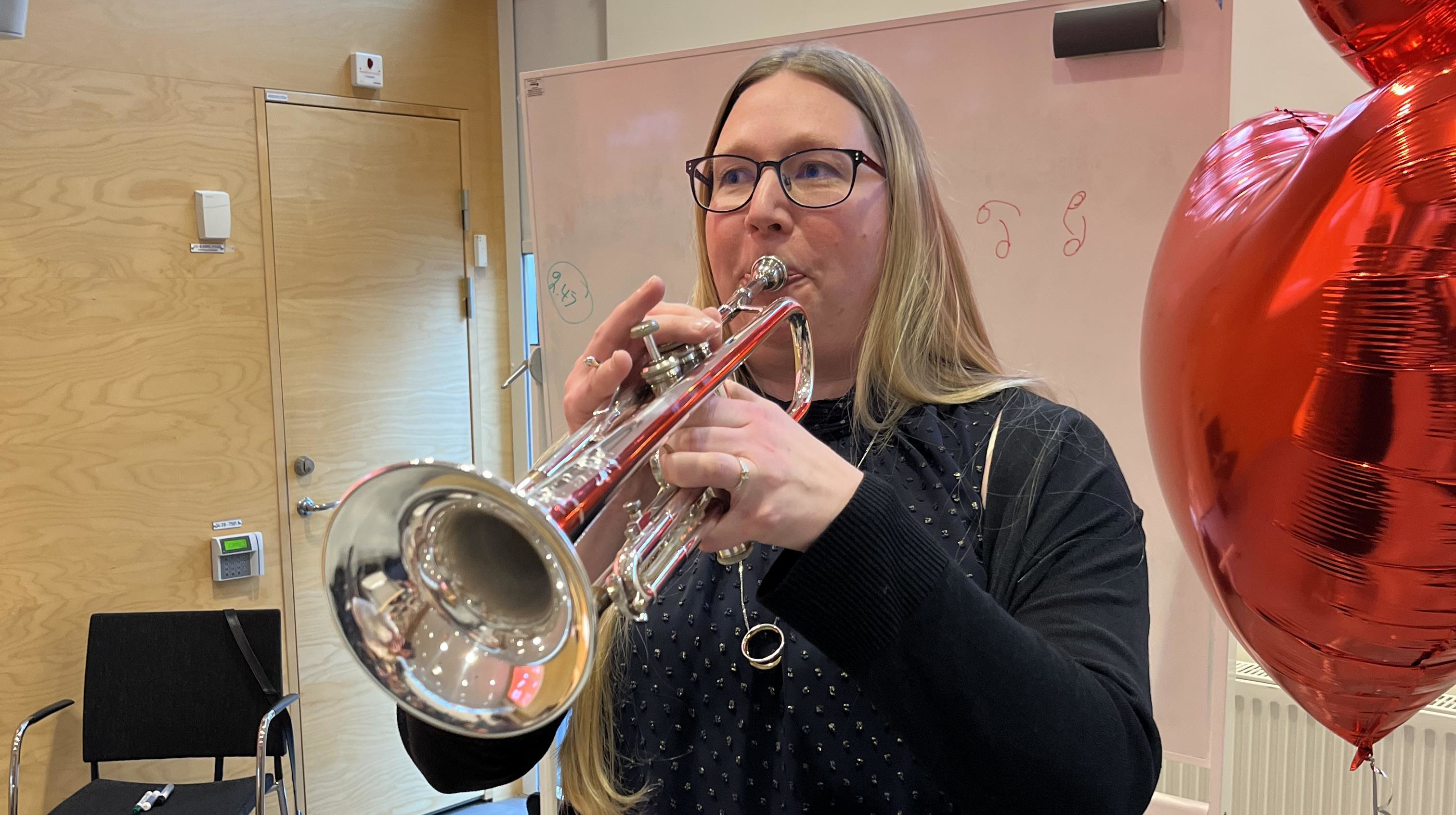 Maria Matson Dzebo under invigning av SCAPIS 2 på Östra sjukhuset i Göteborg.